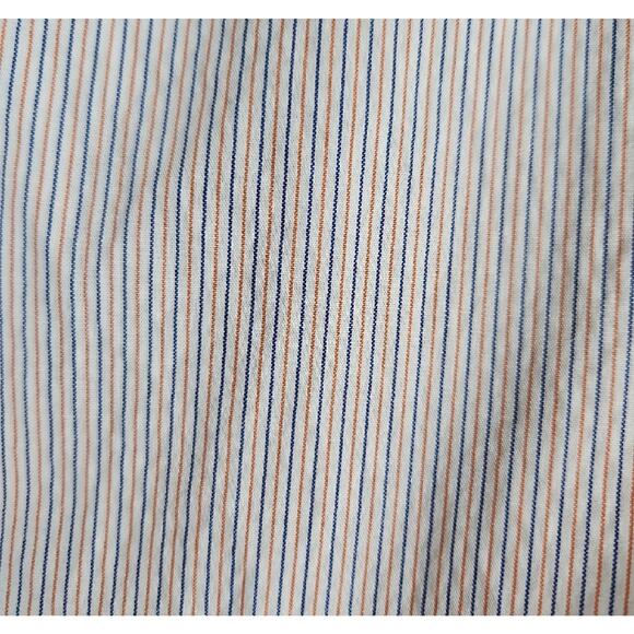 Romeo + Juliet Couture Bell Sleeve Striped Blouse Womens Medium Boho Peplum Top - Picture 5 of 9